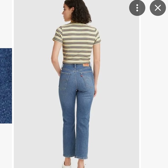 Levi’s Wedgie Straight High Rise Denim Jean Ankle Length waist 32 - Picture 4 of 6